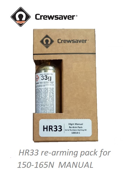 HR33 33g Re-arming pack - Crewsaver Manual Lifejacket
